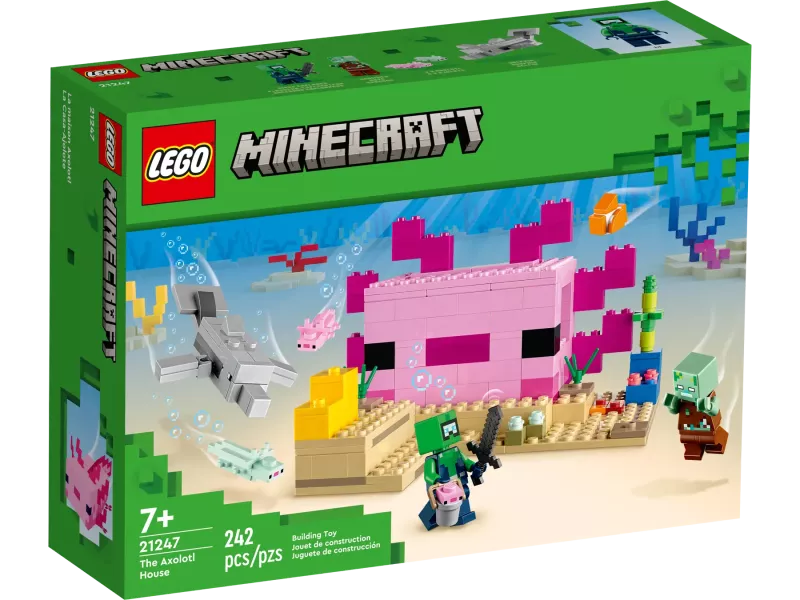 Lego Minecraft Axolotlhuset