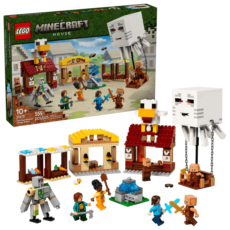 LEGO Minecraft Byanfall med Gastballong 21273