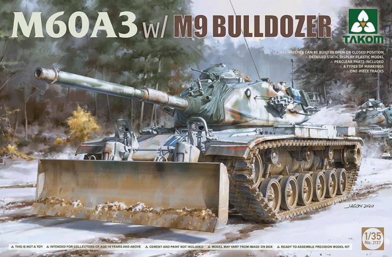 M60A3 w M9 Bulldozer 1/35