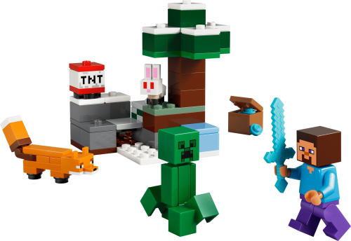LEGO Minecraft Steves taigaäventyr 21583