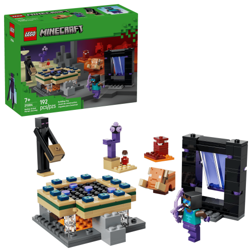 LEGO Minecraft Resa med Nether- och End-portal 21584