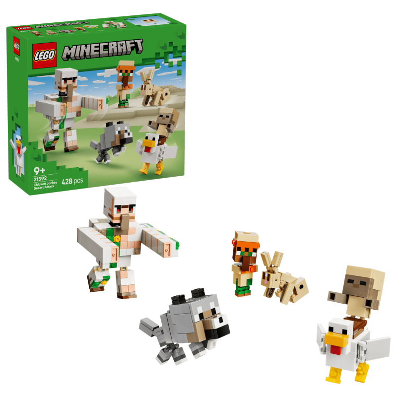 LEGO Minecraft Ökenattack med hönsryttare 21592