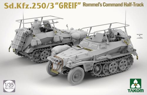 Sd.Kfz.250/3 “GREIF” Rommel’s Command Half-Track 1:35