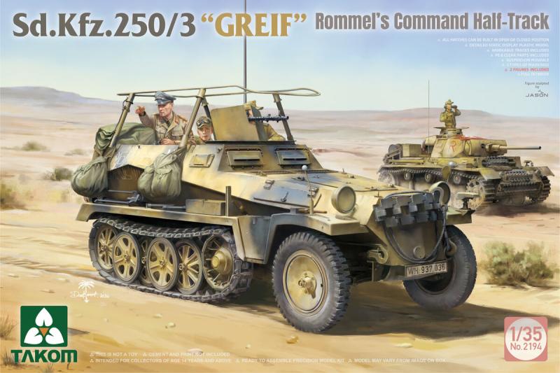 Sd.Kfz.250/3 “GREIF” Rommel’s Command Half-Track 1:35