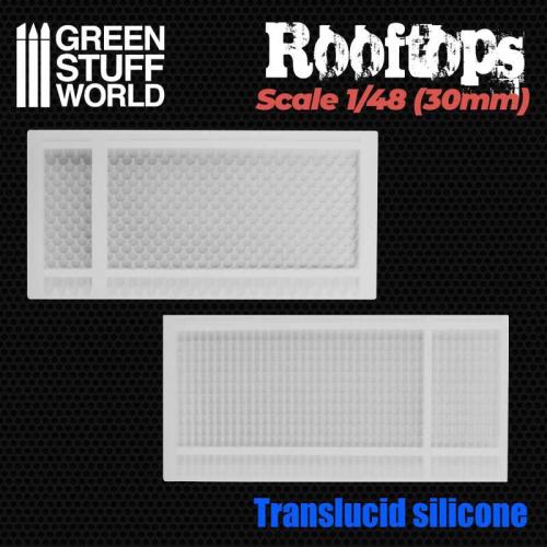 Silicone Molds - Rooftops 1/48 (30mm)