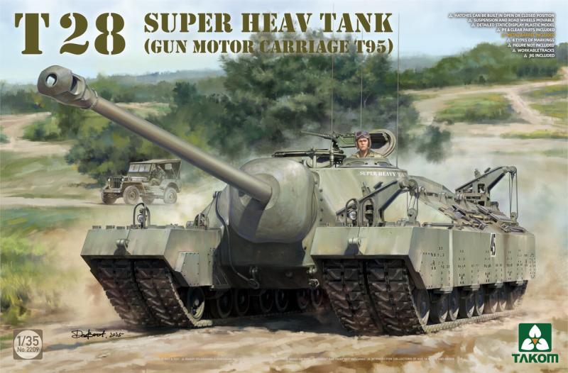 T28 Super Heavy Tank (Gun Motor Carriage T95) 1:35