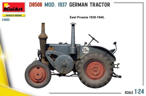 GERMAN TRACTOR D8506 MOD. 1937 1/24