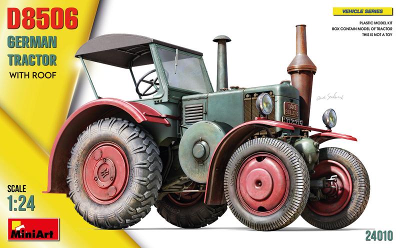 German Tractor D8506 with roof 1:24