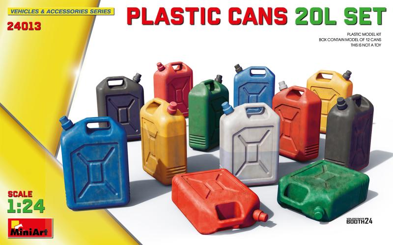 Plastic Cans 20L (12 pcs.) 1:24