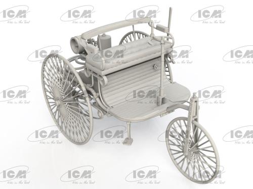 Benz Patent-Motorwagen 1886 - Easy Version w Plastic Wheelspokes
