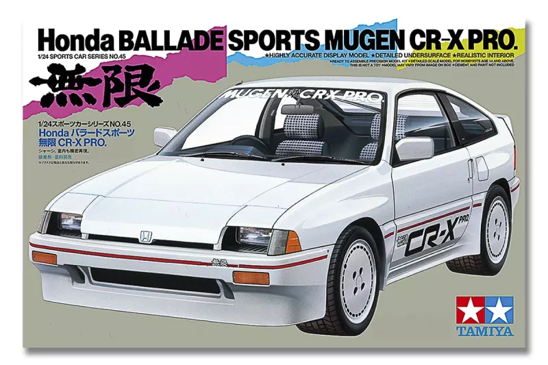 Honda Ballade Sports Mugen CR-X PRO 1/24