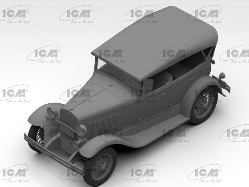Model A Standard Phaeton Soft Top (1930s) American Passenger Car 1/24