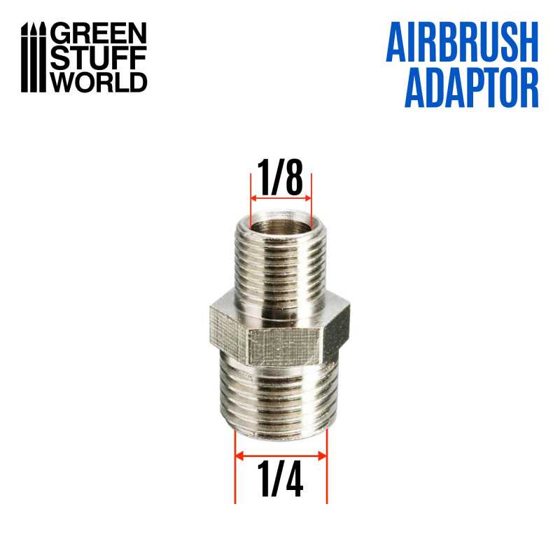 Airbrush Thread Adapter 1/4'' to 1/8''