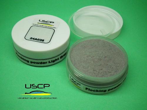 Flocking powder Light Grey - 30ml