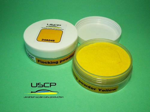 Flocking powder Yellow - 30ml