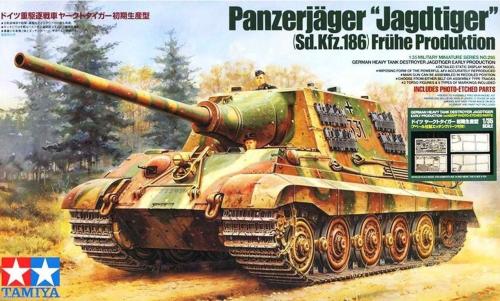 Panzerjäger "Jagdtiger" Sd.Kfz.186 Frühe Produktion with Etch Parts 1:35