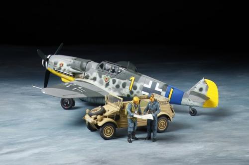 Messerschmitt Bf109 G-6 & Kübelwagen Type 82 1/48
