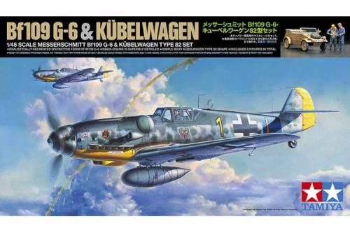 Messerschmitt Bf109 G-6 & Kübelwagen Type 82 1/48