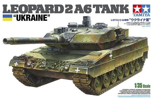 Leopard 2A6 Tank "Ukraine" 1/35