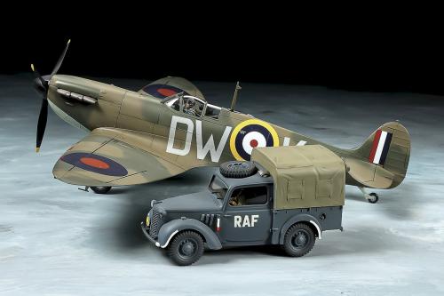 Supermarine Spitfire Mk.I & Light Utility Car 10HP Tilly Set 1/48