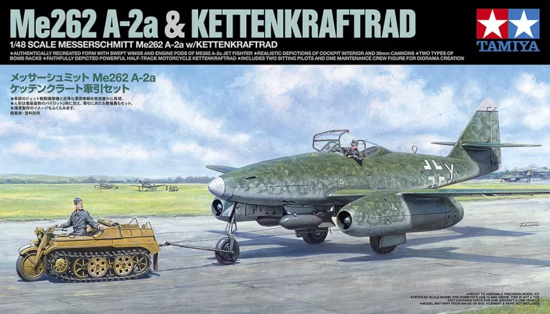 Messerschmitt Me262 A-2a w/Kettenkraftrad 1/48