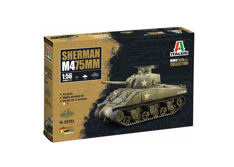 Sherman M4 75mm 1/56