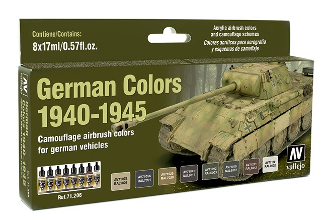 German Colors 1940-1945 (x8)