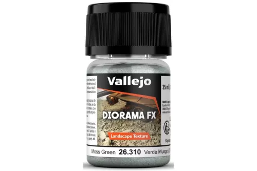 Vallejo Diorama FX: Moss green 0,1-1mm (35ml)