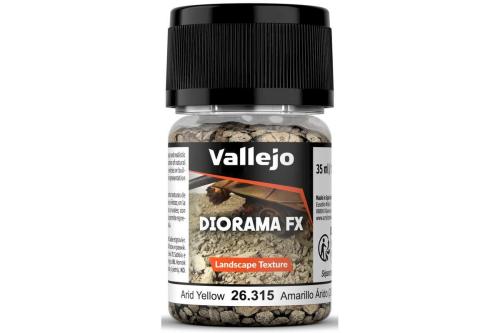 Vallejo Diorama FX: Arid yellow 2-5mm (35ml)