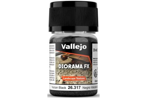 Vallejo Diorama FX: Vulcan black 0,1-2mm (35ml)