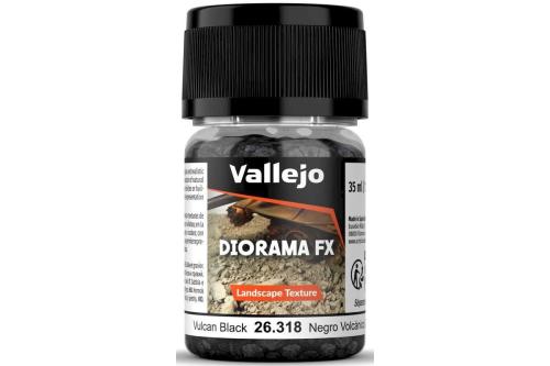 Vallejo Diorama FX: Vulcan black 2-5mm (35ml)