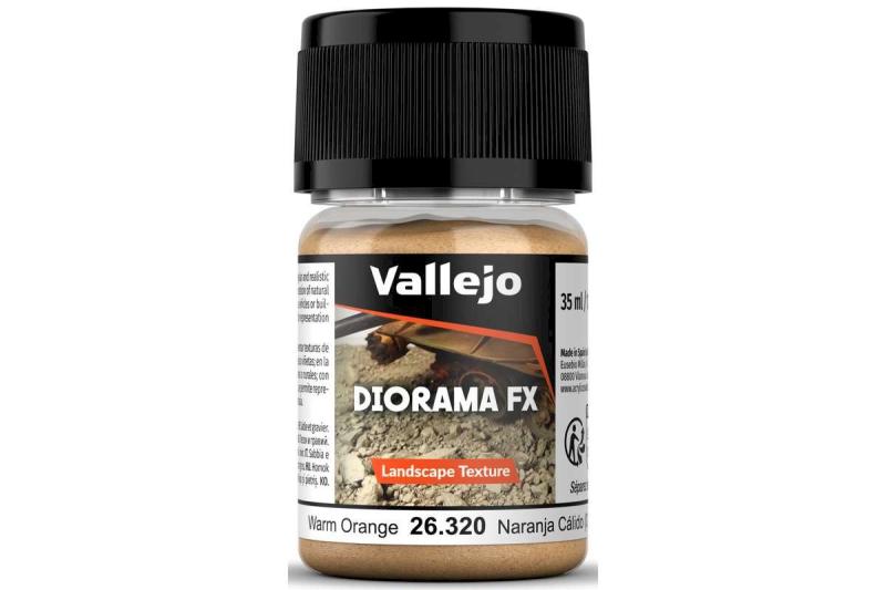 Vallejo Diorama FX: Warm orange 0,1-1mm (35ml)