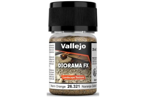 Vallejo Diorama FX: Warm orange 1-2mm (35ml)