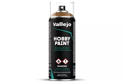 Vallejo Hobby Spray Paint Primer Leather Brown (400ml)