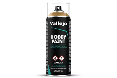 Vallejo Hobby Spray Paint Primer Desert Yellow (400ml)