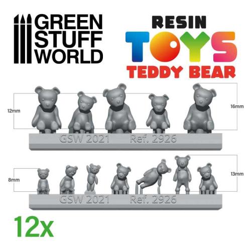 Teddy Bear Resin Set