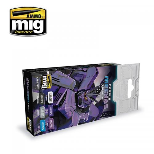 PURPLE MECHAS COLOR SET