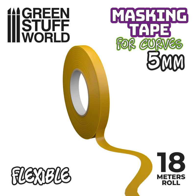Flexible Masking Tape for curves - 5mm