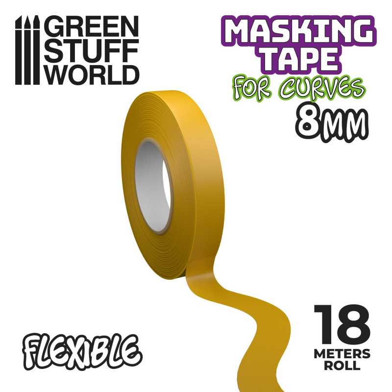 Flexible Masking Tape for curves - 8mm