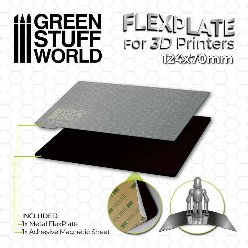 Flexplates For 3d Printers - 124x70mm