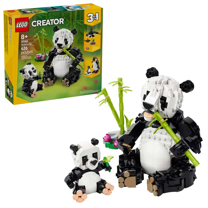 Lego Creator Vilda Djur: Pandafamilj