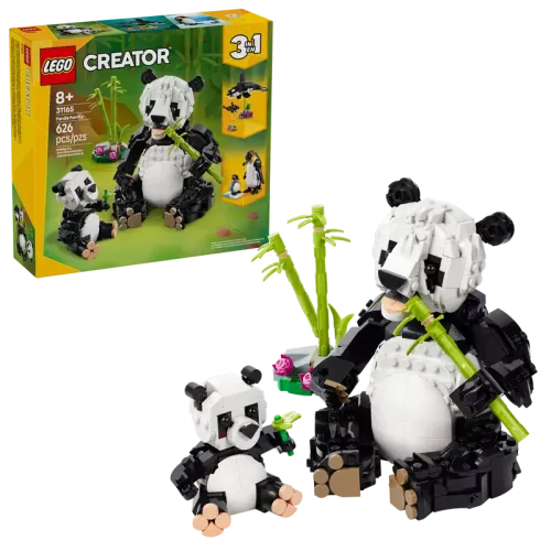 Lego Creator Vilda Djur: Pandafamilj