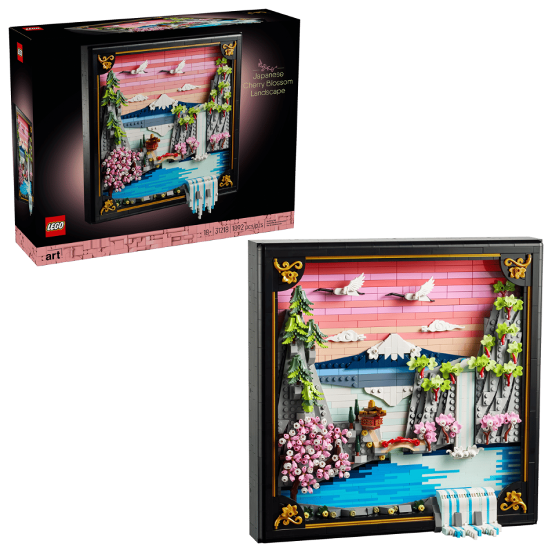 LEGO ART Landskap med japanska körsbärsblommor 31218