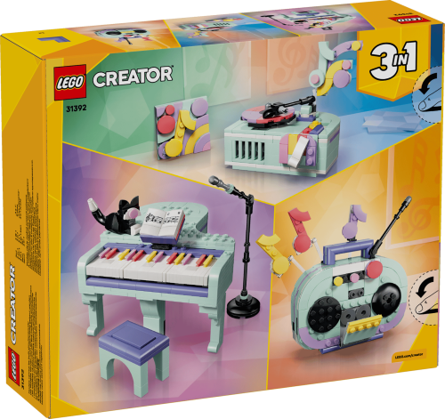 LEGO Creator Flygel med musikdekorationer och katt 31392