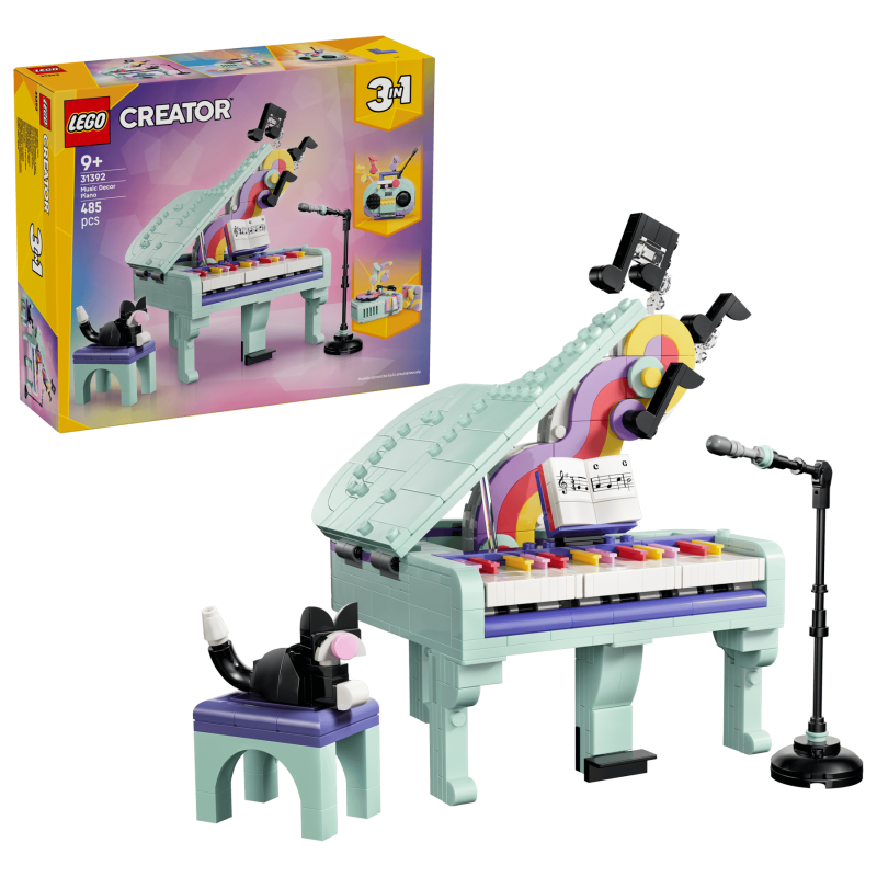 LEGO Creator Flygel med musikdekorationer och katt 31392