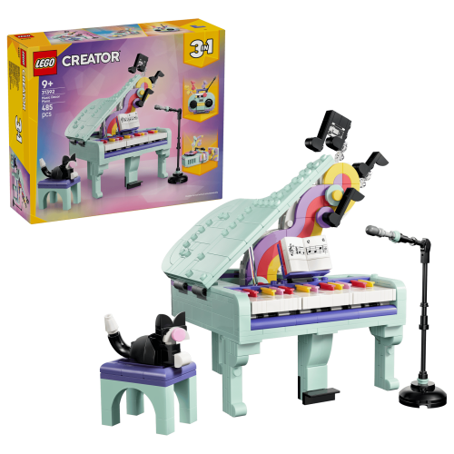 LEGO Creator Flygel med musikdekorationer och katt 31392