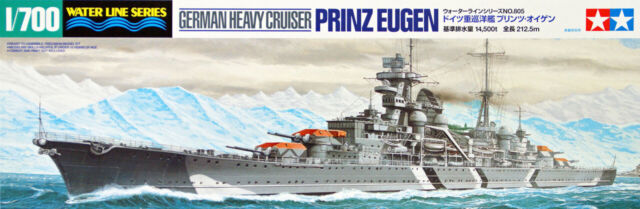 German Heavy Cruiser Prinz Eugen 1/700