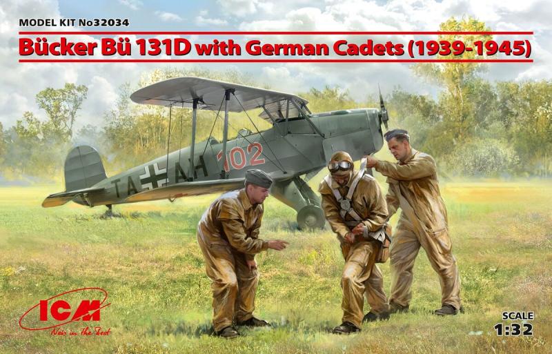 Bücker Bü 131D w/German Cadets (1939-1945) 1/32