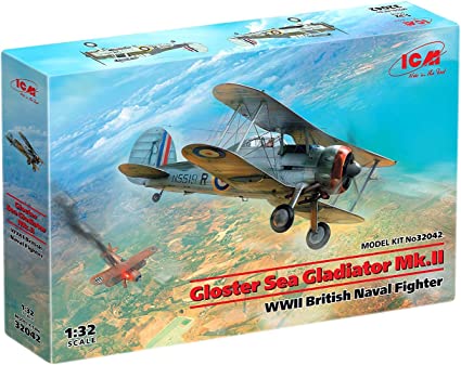 Gloster Sea Gladiator Mk.II WWII British Naval Fighter 1/32
