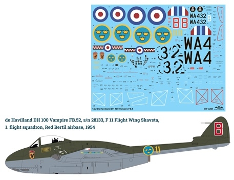 J28 Vampire (DH-100 FP Mk.5) 1/32